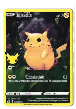 Pokemon PIKACHU 005/025 Ultra Rare (2021 Celebrations Classic) NM/Near Mint - Image 1