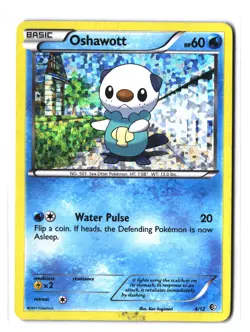 Pokemon OSHAWOTT 4/12 Holo Promo (2011 McDonald's Collection 2011) DAM/Damaged - Image 1