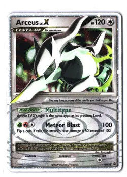 Pokemon ARCEUS LV.X DP56 Ultra Rare (2009 DP Black Star Promos) DAM/Damaged - Image 1
