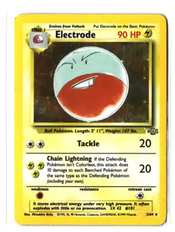 Pokemon ELECTRODE 2/64 Holo Rare (1999 Jungle) MP/Mod Play - Image 1