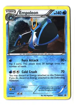Pokemon EMPOLEON BW56 Holo Rare (2012 Black & White Promos) MP/Mod Play - Image 1
