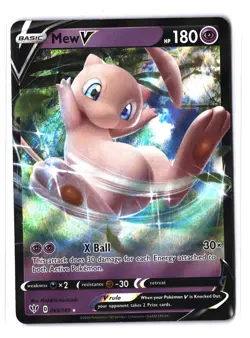 Pokemon MEW V 069/189 Ultra Rare (2020 Darkness Ablaze) NM/Near Mint - Image 1