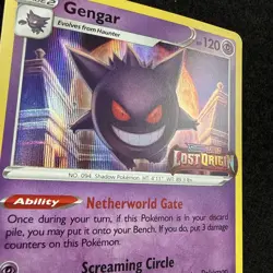 Pokemon GENGAR SWSH241 Stamped (2022 Lost Origin Black Star Promo) NM/Near Mint - Image 3