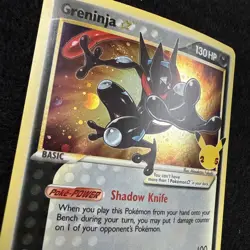 Pokemon GRENINJA Gold Star SWSH144 Black Star (Celebrations Promo) NM/Near Mint - Image 2