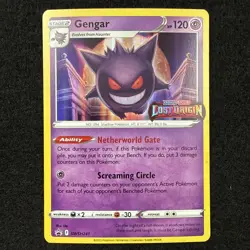 Pokemon GENGAR SWSH241 Stamped (2022 Lost Origin Black Star Promo) NM/Near Mint - Image 1