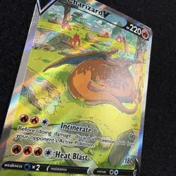 Pokemon CHARIZARD V SWSH260 Black Star (Sword Shield Promo) NM/Near Mint - Image 2