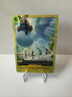One Piece op06-115 You're the One Who Should Disappear Alt Art English - Image 1