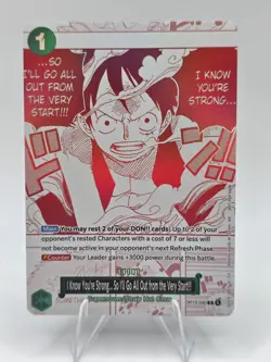 Monkey D. Luffy - OP13-040 - Treasure Campaign Promo - One Piece English - Image 1