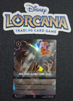 Disney Lorcana Inklands Enchanted And Then Along Came Zeus EN NM Rare - Image 1