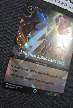 Disney Lorcana Inklands Enchanted And Then Along Came Zeus EN NM Rare - Image 3