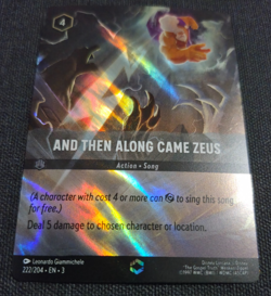 Disney Lorcana Inklands Enchanted And Then Along Came Zeus EN NM Rare - Image 5