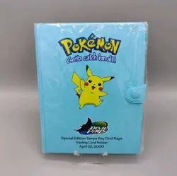 Pokemon 2000 Card Binder Tampa Bay Devil Rays Special Edition Very Rare Sealed - Image 2