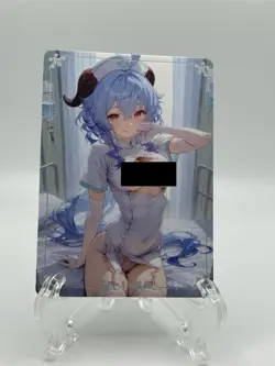 Ganyu SP-17 Nurse Illustration Reluctant Card Set Genshin Impact - Image 1