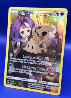 2019 Pokemon Card Sun & Moon Cosmic Eclipse Mimikyu 245/236 Secret Rare NM - Image 2