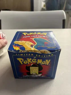 23K Gold Plated CHARIZARD Trading Card 1999 Burger King Pokemon Ball NEW SEALED - Image 2