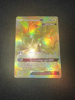 Pokemon TCG Ultra Necrozma GX Dragon Majesty Holo Card 78/70 Secret Rare - Image 1