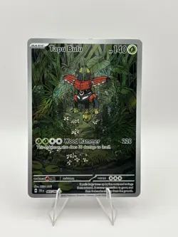 Pokemon Tapu Bulu Shrouded Fable Illustration Rare TCG Card 065/064 English - Image 1