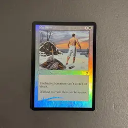 7th Edition Pacifism Foil Magic The Gathering Card MP - Image 1