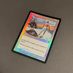 7th Edition Pacifism Foil Magic The Gathering Card MP - Image 2