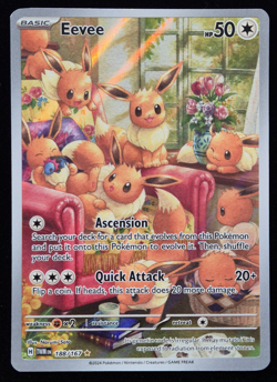 Eevee 188/167 Twilight Masquerade IR Illustration Rare Pokemon Card #2 - Image 1
