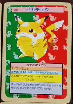 Pokemon Card Game Topsun 1995 Pikachu JPN Lot Set 17 Free Shipping To Worldwide - Image 2