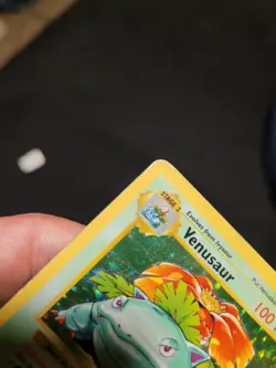 Venusaur 15/102 Base Set Shadowless Holo Rare Vintage 1999 WotC Pokemon Card - Image 5