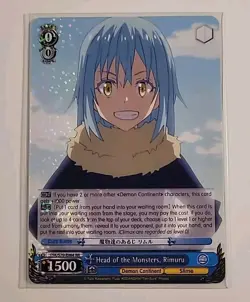 Weiss Schwarz I Got Reincarnated as a Slime- Head of the Monsters, Rimuru RR - Image 1