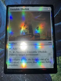 Unstable Obelisk Commander Masters Foil - Image 1