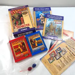 Magic the Gathering 1999 Starter Level Game Deck Richard Garfield Vintage READ - Image 1