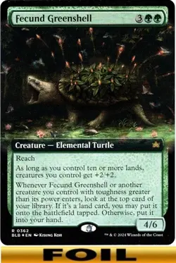 1x - Fecund Greenshell - [SELECT] - Bloomburrow - NM MTG - Image 5