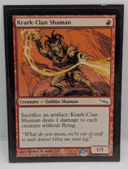 MTG Krark-Clan Shaman Mirrodin Regular Common LP - Image 1