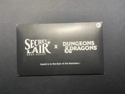 Secret Lair MTG D&D Death Is In the Eyes of the Beholder I - Image 1
