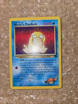 Misty’s Psyduck 90/132 Gym Heroes Unlimited - Pokemon TCG WOTC 2000 - Image 1