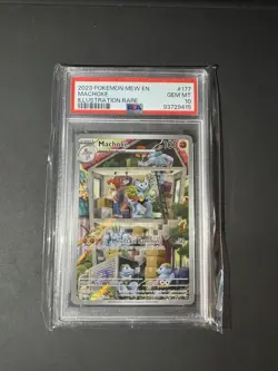 2023 POKEMON MEW EN-151 ILLUSTRATION RARE #177 MACHOKE PSA 10 - Image 1