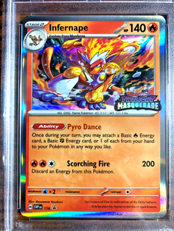 Infernape Prerelease Black Star Promo #116 - PSA MINT 9 - 2024 TWM - Pokemon TCG - Image 2