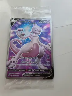 Pokemon, Pokemon Go mewtwo V Swsh 229 Sealed Black Star Promo - Image 1