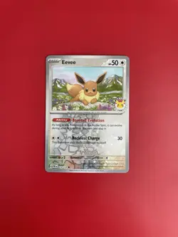 Pokemon Eevee 074/131 - Prismatic Evolutions Pokemon Day 2025 Promo (Stamped) - Image 2