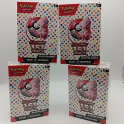 Pokemon TCG Scarlet and Violet 151 Booster Bundle Sealed, Lot of 4 - Image 1