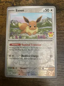 Eevee - (Pokemon Day 2025) (Reverse Cosmos Holo) 074/131 - Image 1