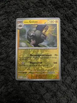 Pokemon TCG Journey Together Alolan Golem Reverse Holo 46/159 MINT - Image 1