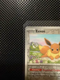 Prismatic Evolutions Eevee 074/131 Pokemon Day 2025 Reverse Cosmos Foil NM - Image 2