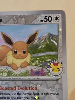 Eevee 2025 Pokemon Day 074/131 - Reverse Holo Prizmatic Evolution Promo English - Image 2