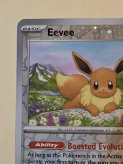 Eevee 2025 Pokemon Day 074/131 - Reverse Holo Prizmatic Evolution Promo English - Image 3