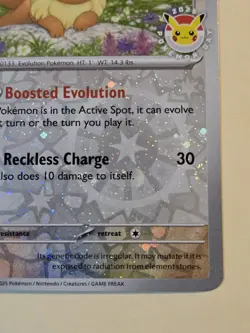 Eevee 2025 Pokemon Day 074/131 - Reverse Holo Prizmatic Evolution Promo English - Image 5