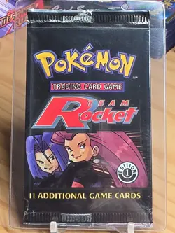 Pokemon TCG Team Rocket 1st Edition Booster Pack (EMPTY) - Image 1