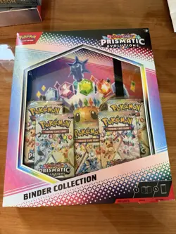 Pokemon Scarlet & Violet Prismatic Evolutions Binder collection NEW BEAUTIFUL - Image 1