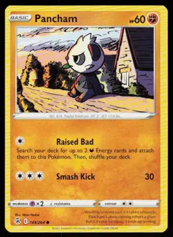 Pancham 149/264 Common Fusion Strike Pokemon Near Mint - Image 1