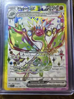 Flygon ex 222/191 Ultra Rare, Surging Sparks, Full Art Holo, Pokemon TCG, NM - Image 1