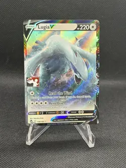 Pokemon Silver Tempest Lugia V 138/195 Prize Pack Stamped Near Mint - Image 1