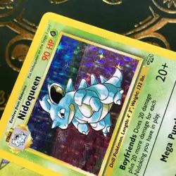 Pokemon Nidoqueen 7/64 Jungle LP Holo Rare WOTC Vintage - Image 3